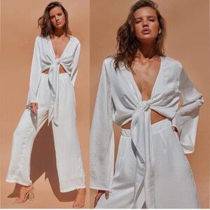 SNDYS - White Pluto Jumpsuit - WORN ONCE